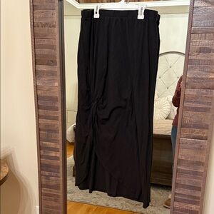 Z Supply Casual Black Maxi Skirt